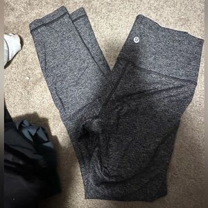 lululemon athletica Gray Leggings Wunder under